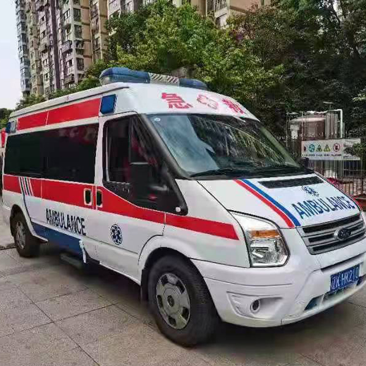 源汇长途救护车护送病人返乡